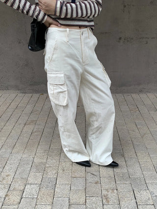corduroy straight pants