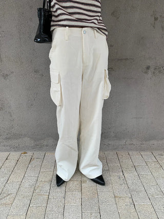 corduroy straight pants