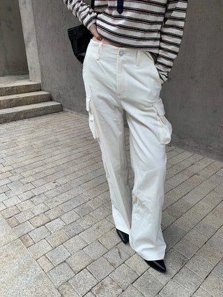 corduroy straight pants