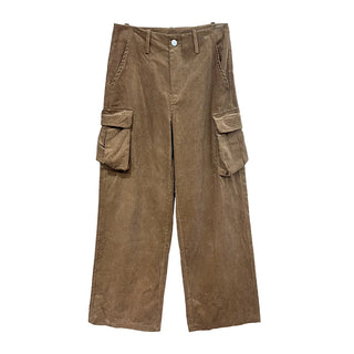 corduroy straight pants