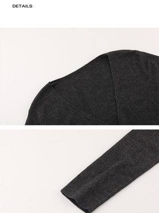 lace-up v-neck sweater