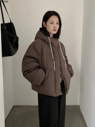 hooded down jacket