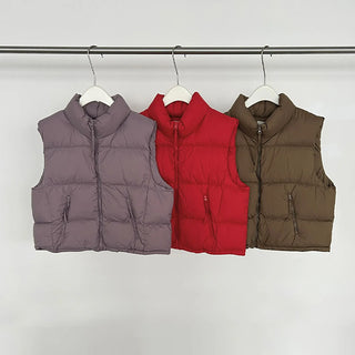 zipper down vest