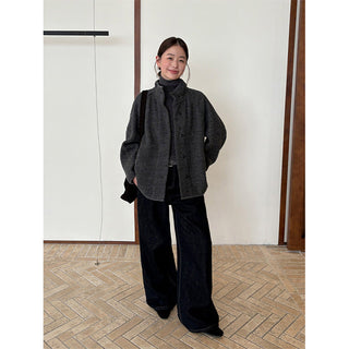reversible wool coat