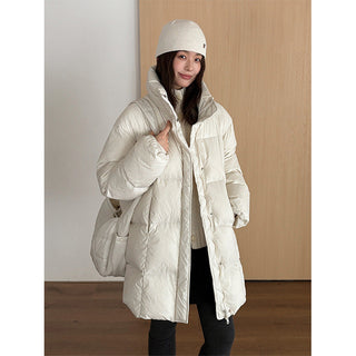 satchel down coat