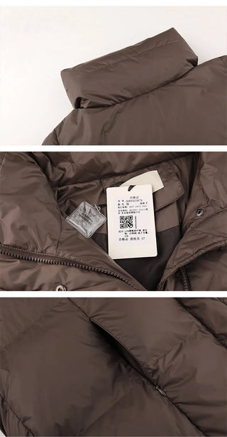 satchel down coat