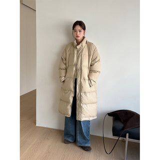 windproof down coat