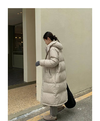 windproof down coat