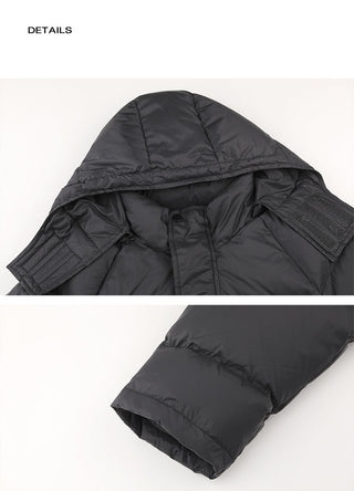 windproof down coat