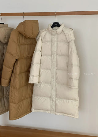 windproof down coat