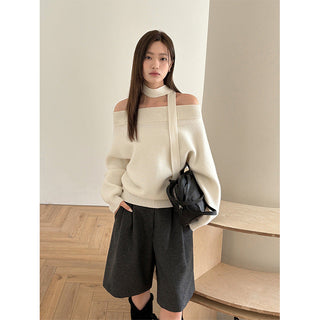 ribbon knit sweater