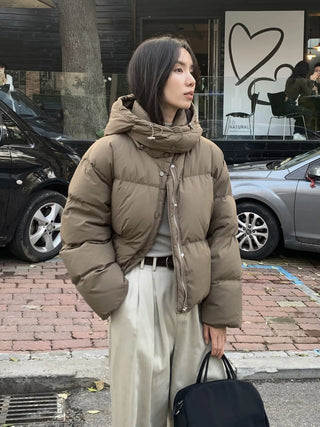 detachable hood jacket