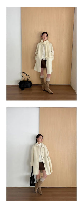 double-sided wool coat