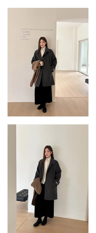 double-sided wool coat