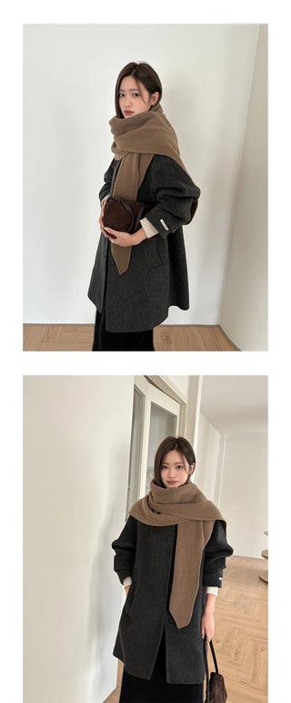 double-sided wool coat