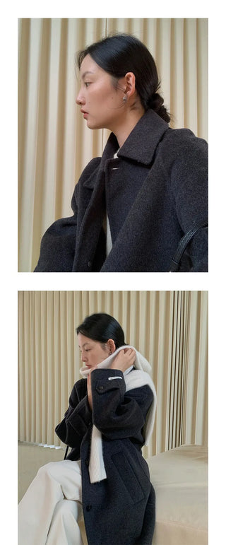 double-sided wool coat