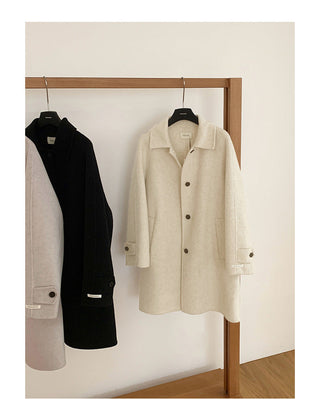 double-sided wool coat