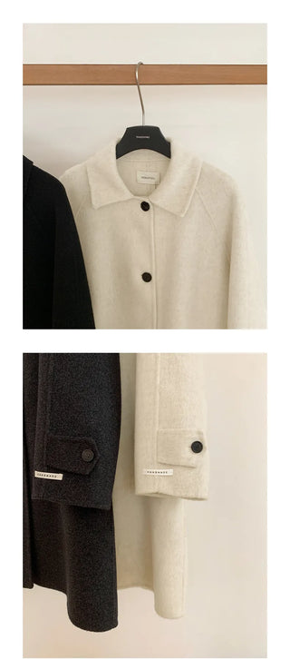 double-sided wool coat