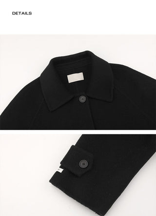 double-sided wool coat