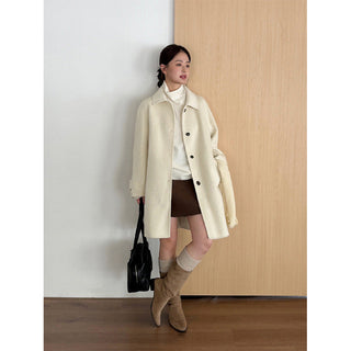 double-sided wool coat