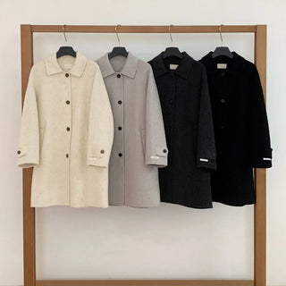 double-sided wool coat