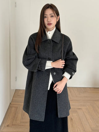 double-sided wool coat