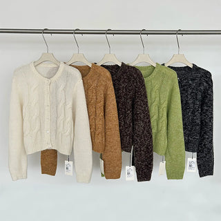 twist knit cardigan