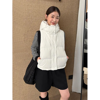 stand collar vest