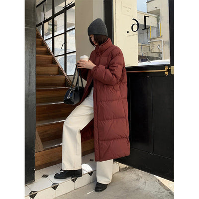 extended down coat