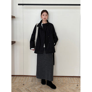a-line work coat