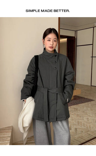 a-line work coat