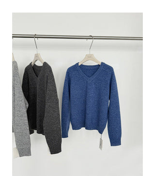 v-neck wool sweater
