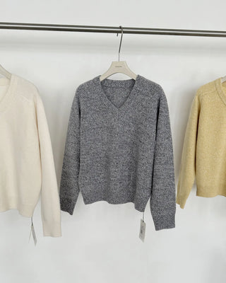 v-neck wool sweater