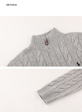 cable knit sweater