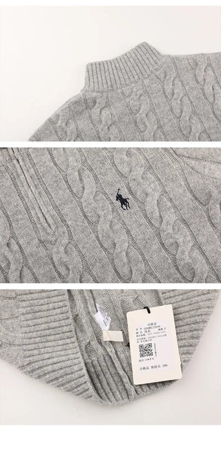 cable knit sweater