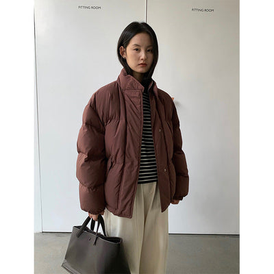 casual down coat