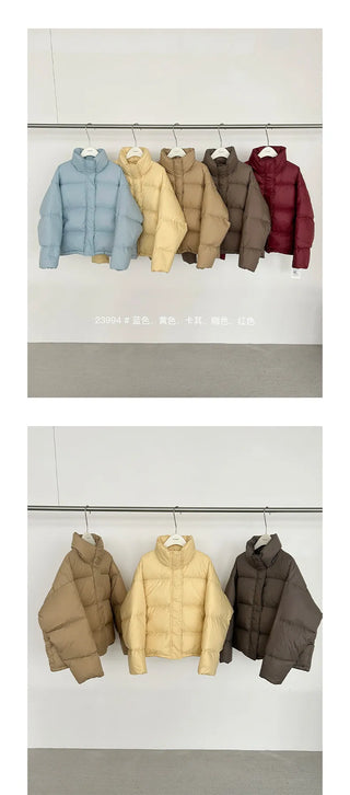 white duck down jacket