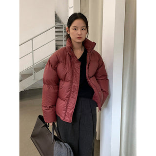 white duck down jacket