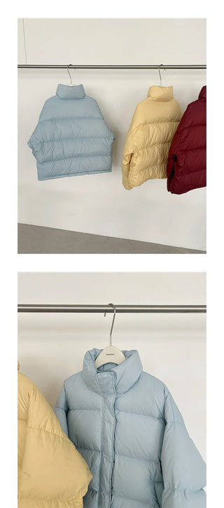 white duck down jacket