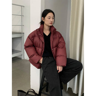 white duck down jacket