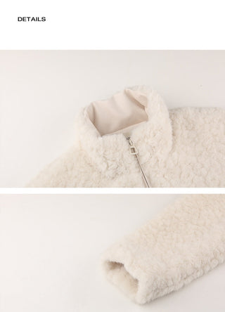 imitation lamb coat