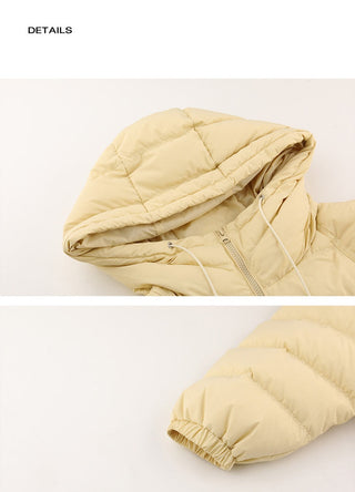 hooded down jacket