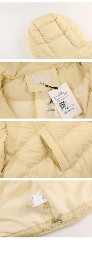 hooded down jacket