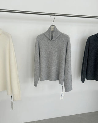 cashmere pile sweater