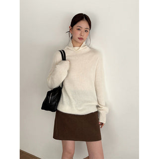 cashmere pile sweater