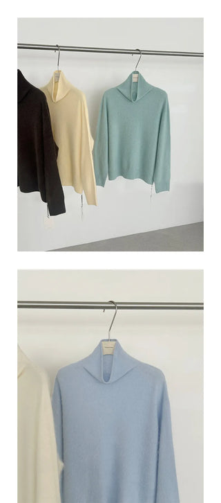 cashmere pile sweater