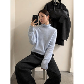 cashmere pile sweater