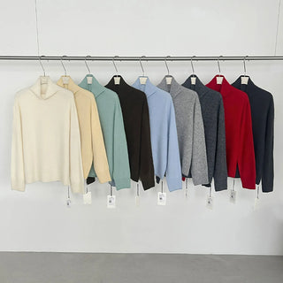 cashmere pile sweater
