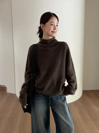 cashmere pile sweater