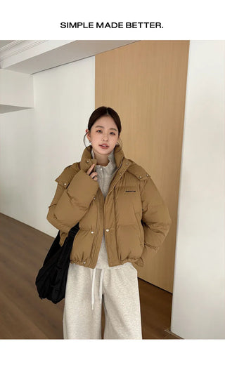 detachable hat coat